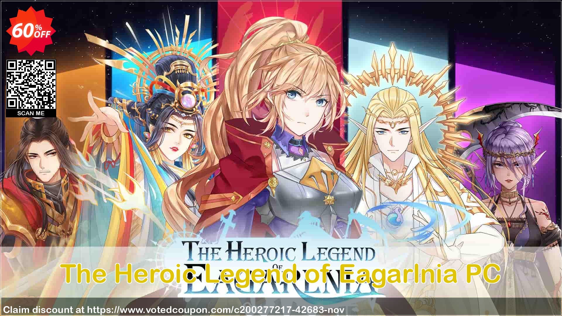 The Heroic Legend of Eagarlnia PC Coupon, discount The Heroic Legend of Eagarlnia PC Deal 2024 CDkeys. Promotion: The Heroic Legend of Eagarlnia PC Exclusive Sale offer 