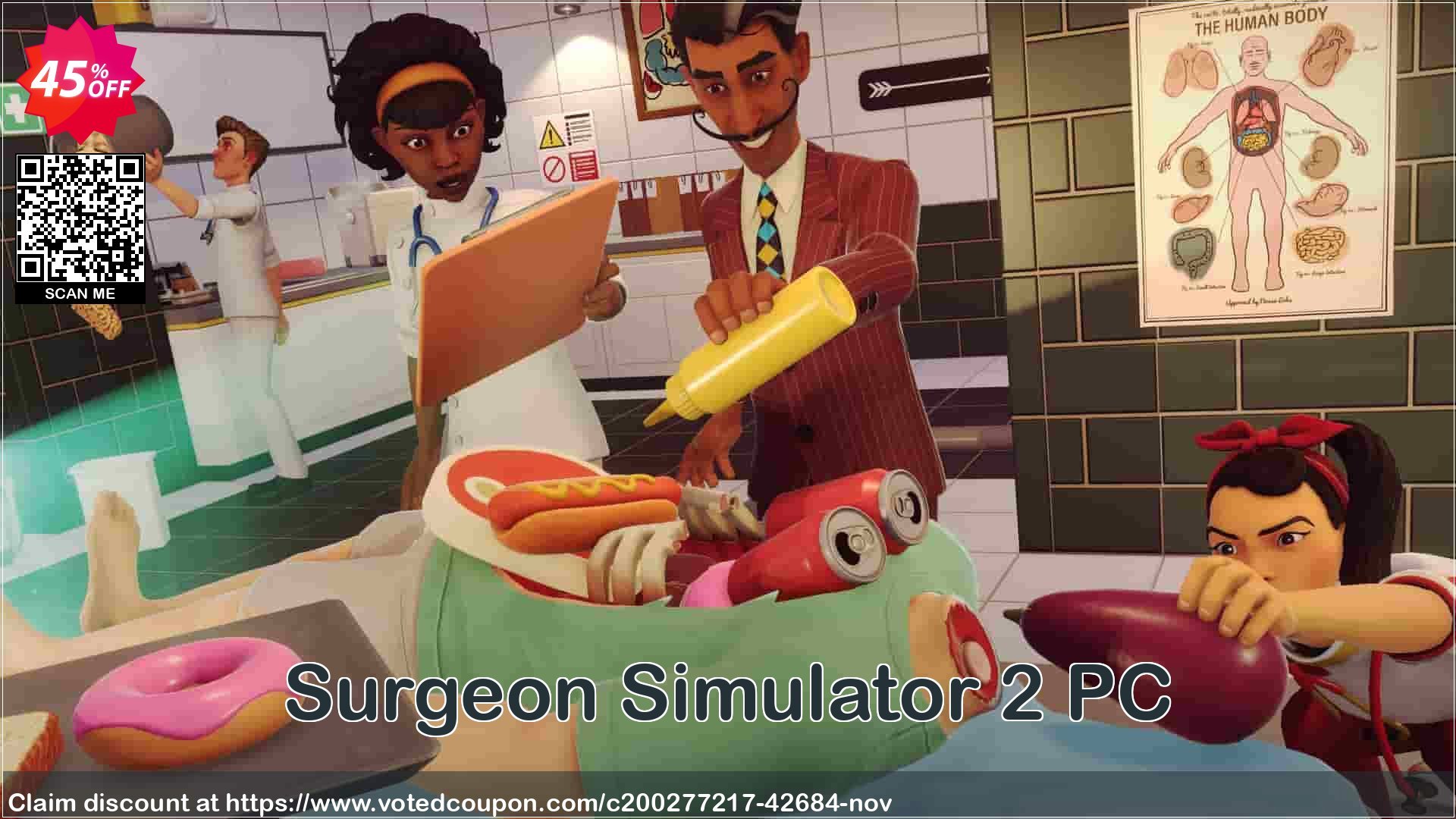 Surgeon Simulator 2 PC Coupon, discount Surgeon Simulator 2 PC Deal 2024 CDkeys. Promotion: Surgeon Simulator 2 PC Exclusive Sale offer 