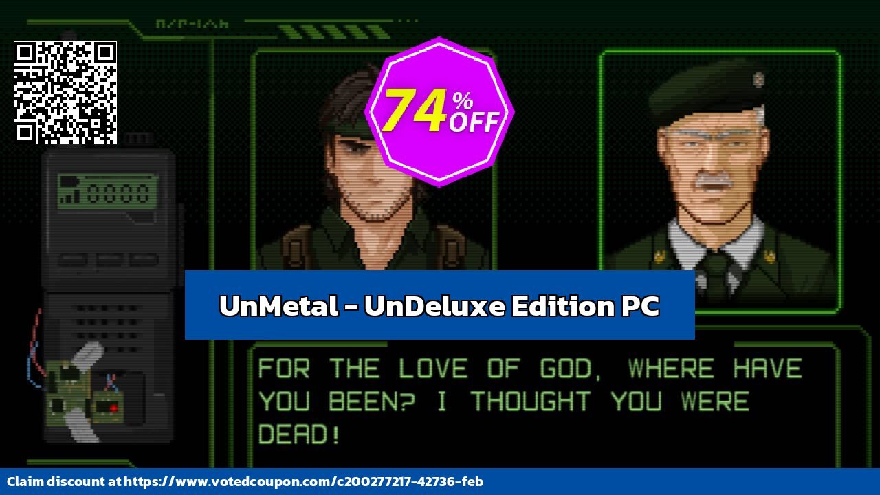 UnMetal - UnDeluxe Edition PC Coupon, discount UnMetal - UnDeluxe Edition PC Deal 2024 CDkeys. Promotion: UnMetal - UnDeluxe Edition PC Exclusive Sale offer 