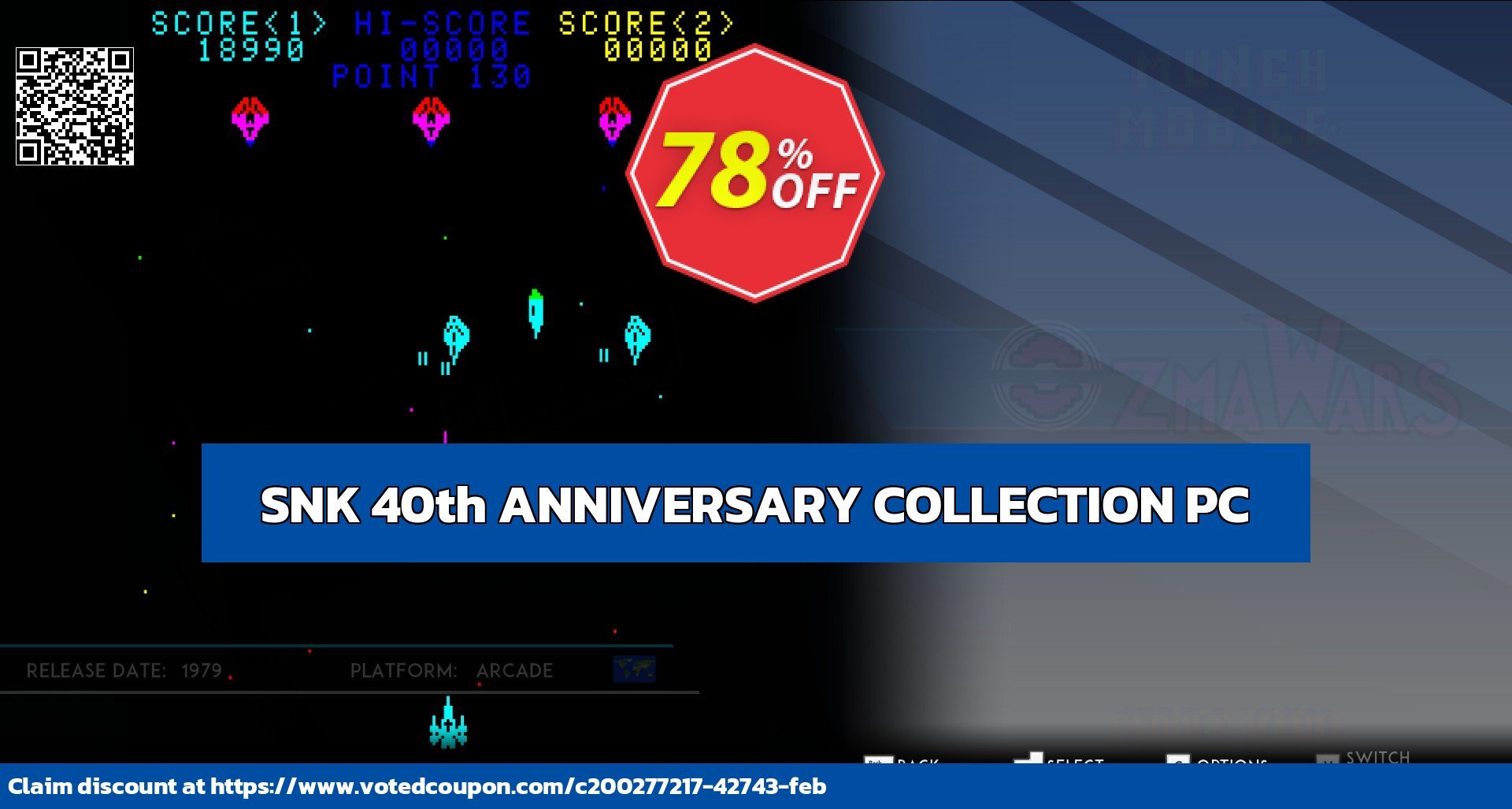 SNK 40th ANNIVERSARY COLLECTION PC Coupon, discount SNK 40th ANNIVERSARY COLLECTION PC Deal 2024 CDkeys. Promotion: SNK 40th ANNIVERSARY COLLECTION PC Exclusive Sale offer 