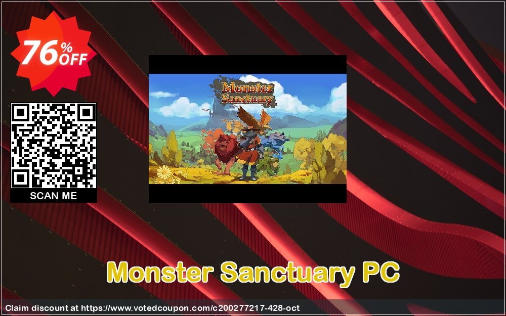 Monster Sanctuary PC Coupon, discount Monster Sanctuary PC Deal. Promotion: Monster Sanctuary PC Exclusive offer 