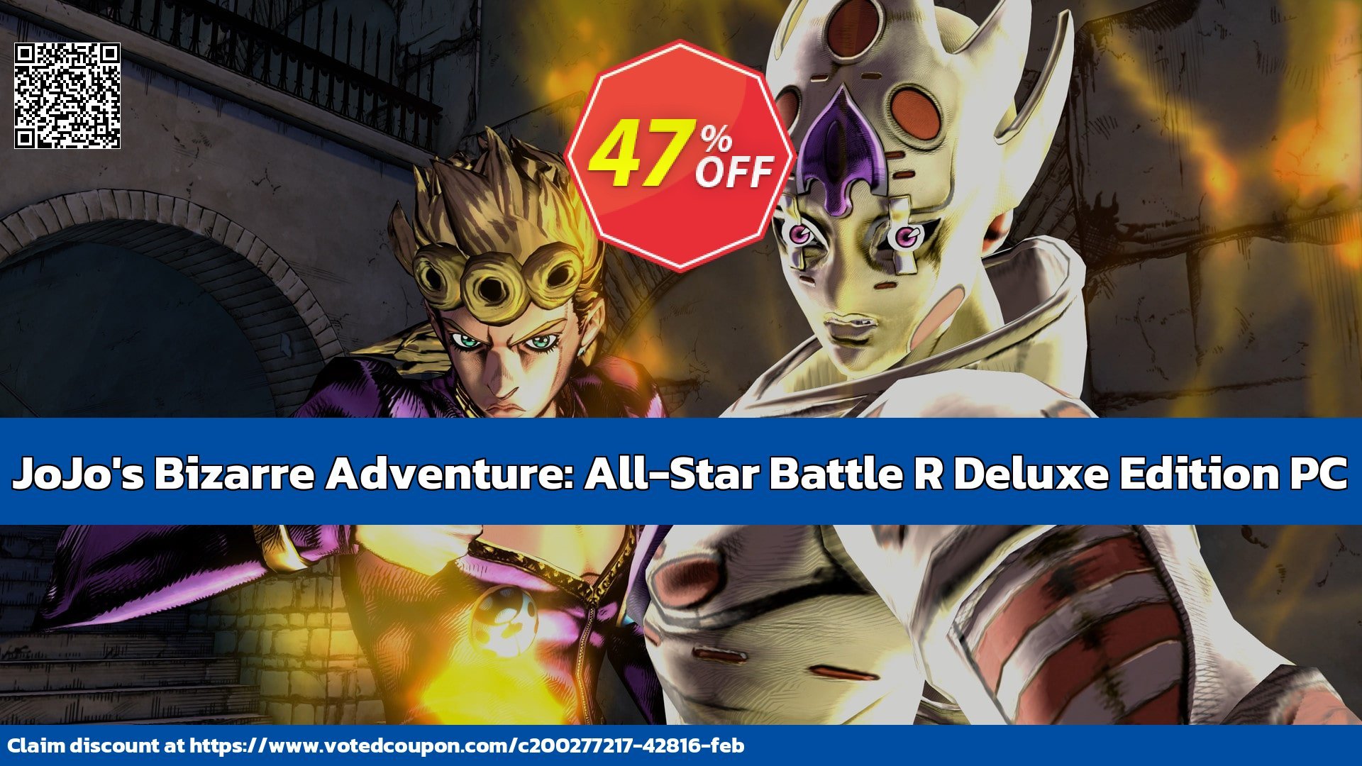 JoJo&#039;s Bizarre Adventure: All-Star Battle R Deluxe Edition PC Coupon, discount JoJo's Bizarre Adventure: All-Star Battle R Deluxe Edition PC Deal 2024 CDkeys. Promotion: JoJo's Bizarre Adventure: All-Star Battle R Deluxe Edition PC Exclusive Sale offer 