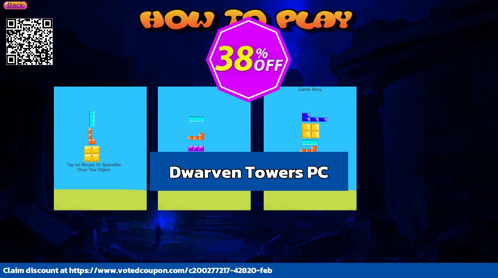 Dwarven Towers PC Coupon, discount Dwarven Towers PC Deal 2024 CDkeys. Promotion: Dwarven Towers PC Exclusive Sale offer 