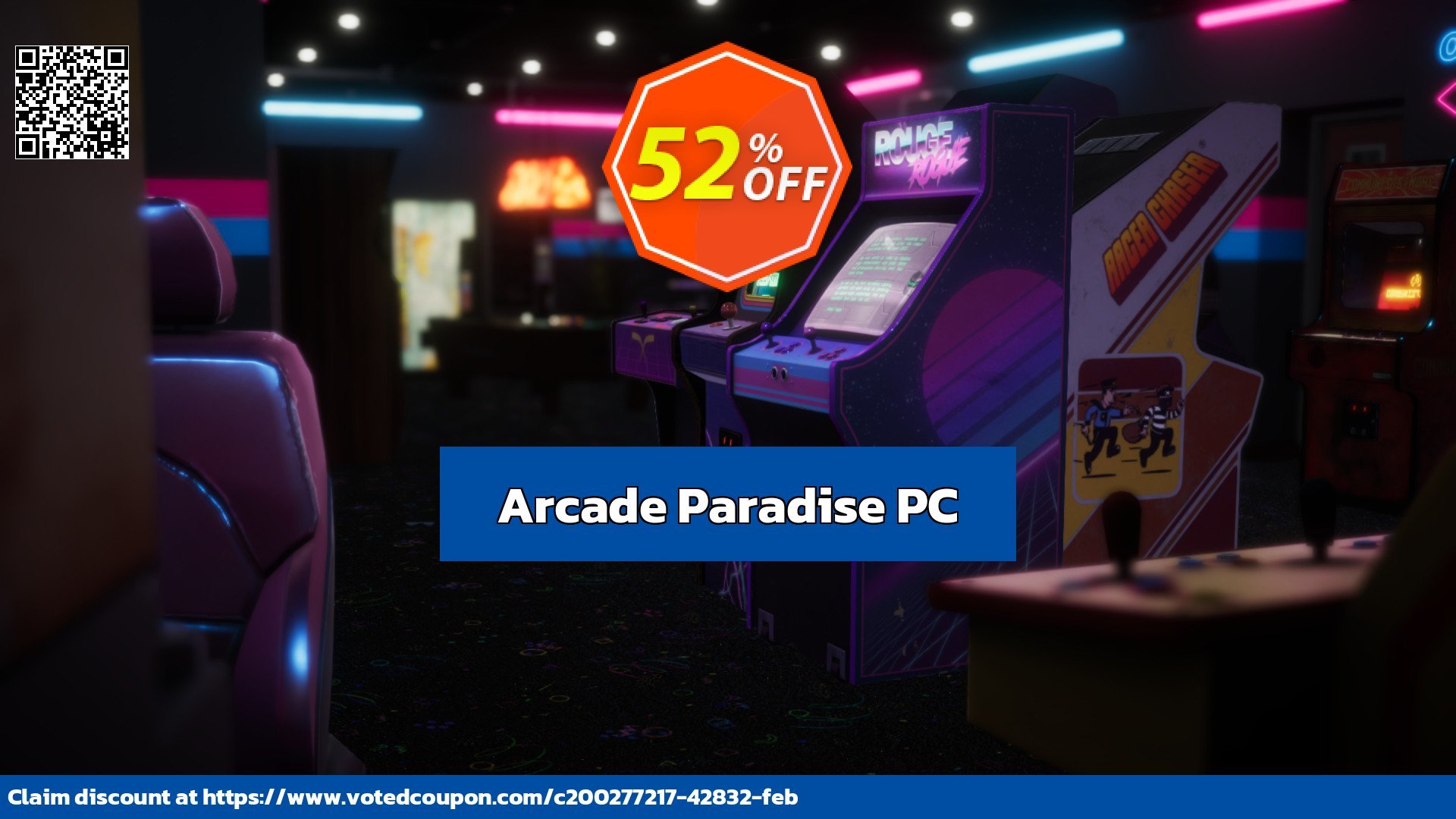 Arcade Paradise PC Coupon, discount Arcade Paradise PC Deal 2024 CDkeys. Promotion: Arcade Paradise PC Exclusive Sale offer 