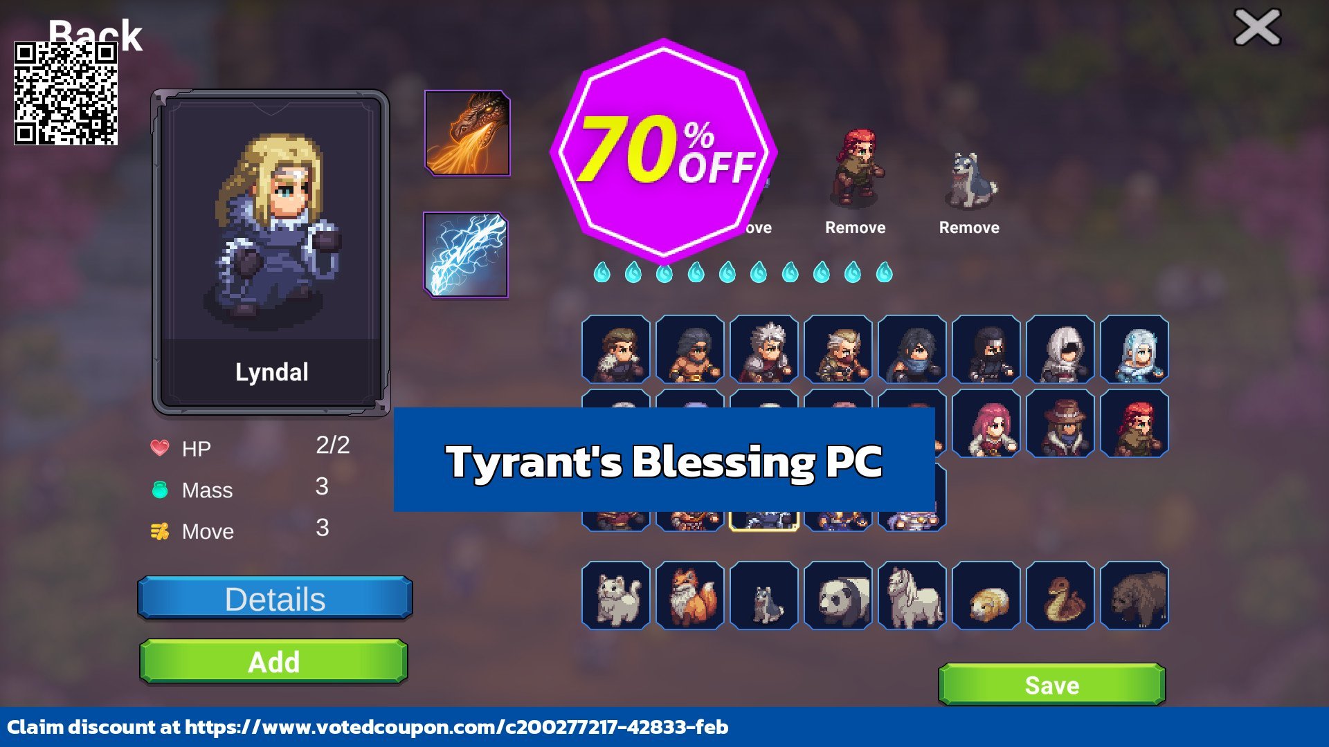 Tyrant&#039;s Blessing PC Coupon, discount Tyrant's Blessing PC Deal 2024 CDkeys. Promotion: Tyrant's Blessing PC Exclusive Sale offer 