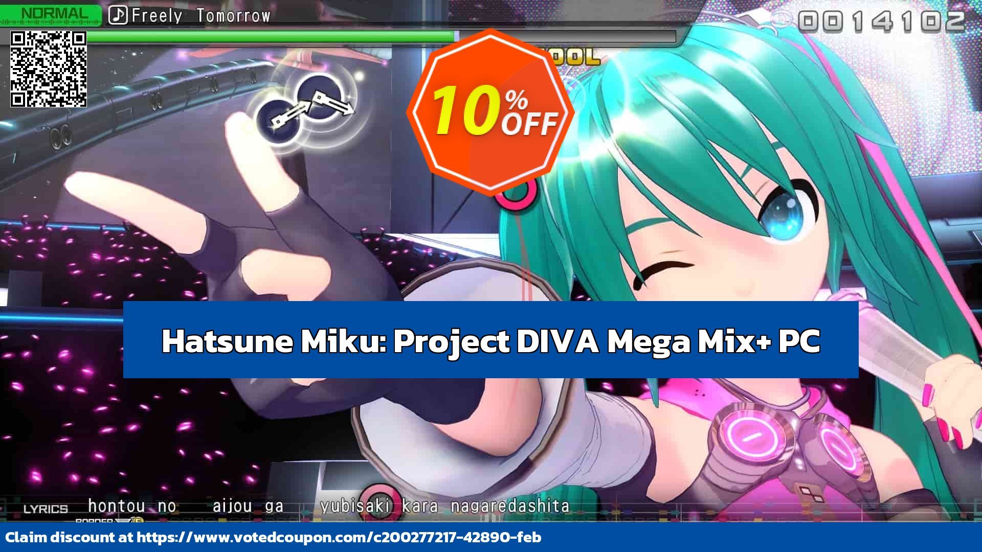 Hatsune Miku: Project DIVA Mega Mix+ PC Coupon, discount Hatsune Miku: Project DIVA Mega Mix+ PC Deal 2024 CDkeys. Promotion: Hatsune Miku: Project DIVA Mega Mix+ PC Exclusive Sale offer 