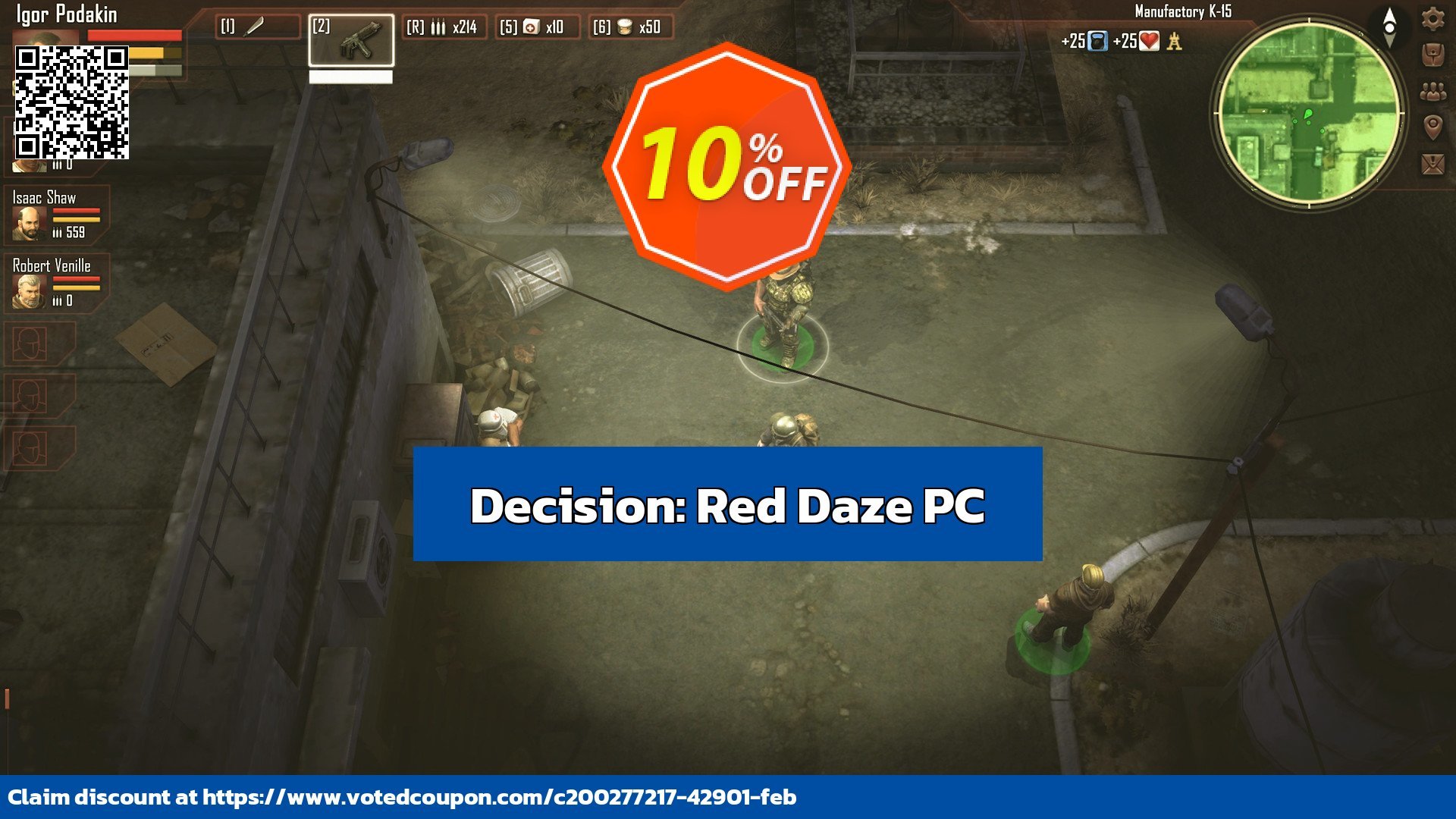 Decision: Red Daze PC Coupon, discount Decision: Red Daze PC Deal 2024 CDkeys. Promotion: Decision: Red Daze PC Exclusive Sale offer 