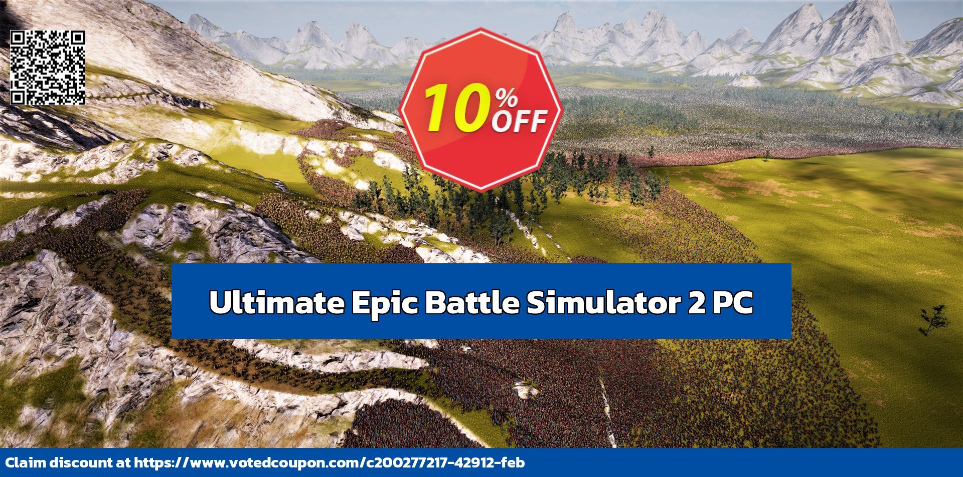 Ultimate Epic Battle Simulator 2 PC Coupon, discount Ultimate Epic Battle Simulator 2 PC Deal 2024 CDkeys. Promotion: Ultimate Epic Battle Simulator 2 PC Exclusive Sale offer 