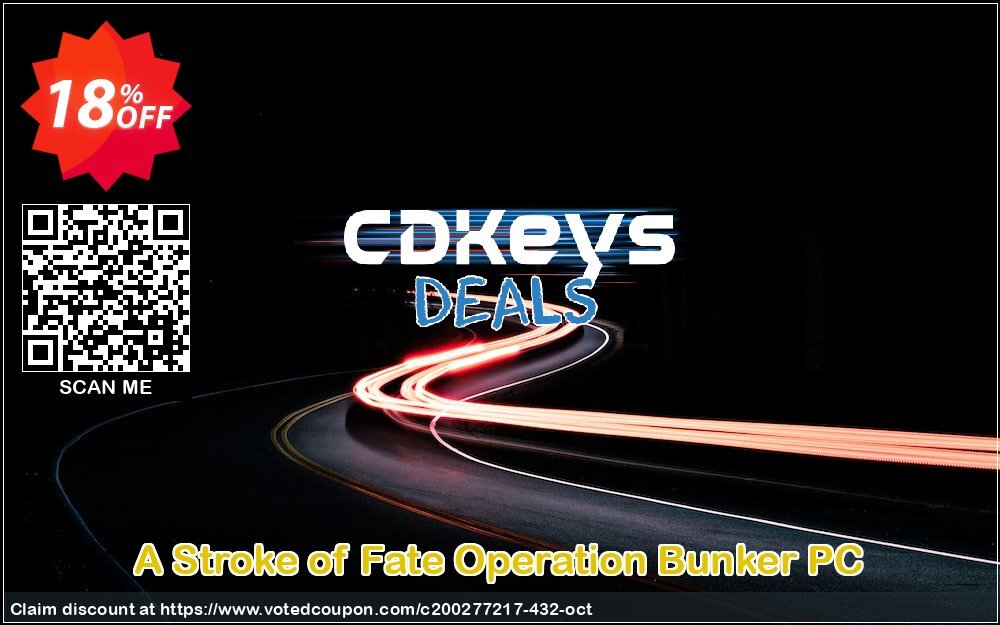 A Stroke of Fate Operation Bunker PC Coupon, discount A Stroke of Fate Operation Bunker PC Deal. Promotion: A Stroke of Fate Operation Bunker PC Exclusive offer 