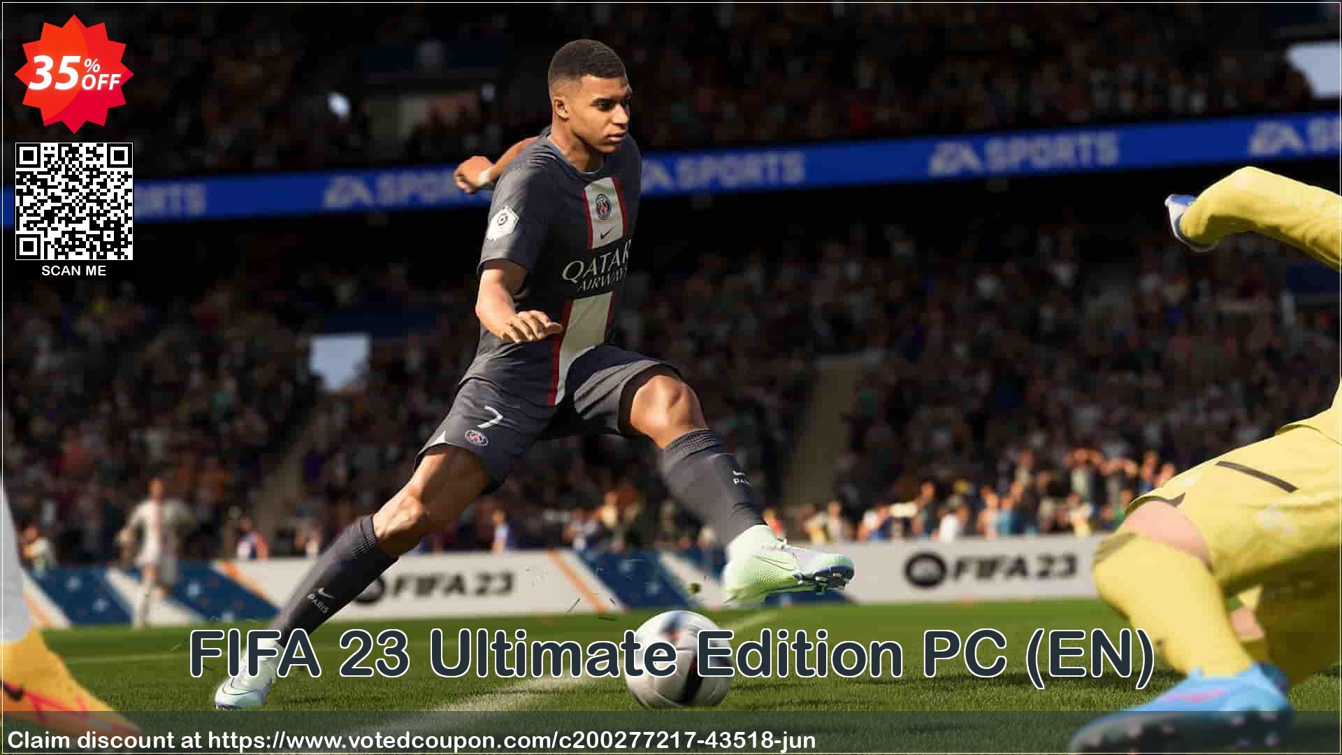 FIFA 23 Ultimate Edition PC, EN  Coupon, discount FIFA 23 Ultimate Edition PC (EN) Deal 2024 CDkeys. Promotion: FIFA 23 Ultimate Edition PC (EN) Exclusive Sale offer 