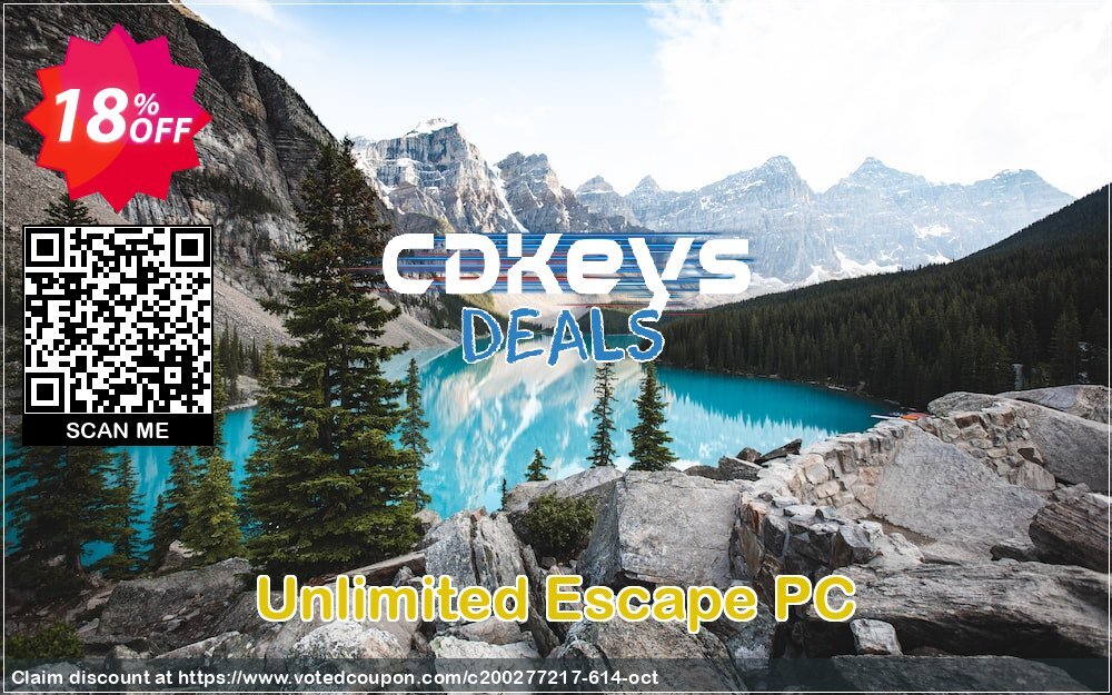 Unlimited Escape PC Coupon, discount Unlimited Escape PC Deal. Promotion: Unlimited Escape PC Exclusive offer 