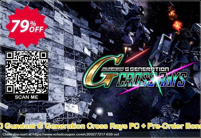 SD Gundam G Generation Cross Rays PC + Pre-Order Bonus Coupon Code Nov 2024, 79% OFF - VotedCoupon