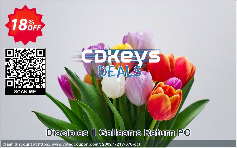 Disciples II Gallean's Return PC Coupon, discount Disciples II Gallean's Return PC Deal. Promotion: Disciples II Gallean's Return PC Exclusive offer 