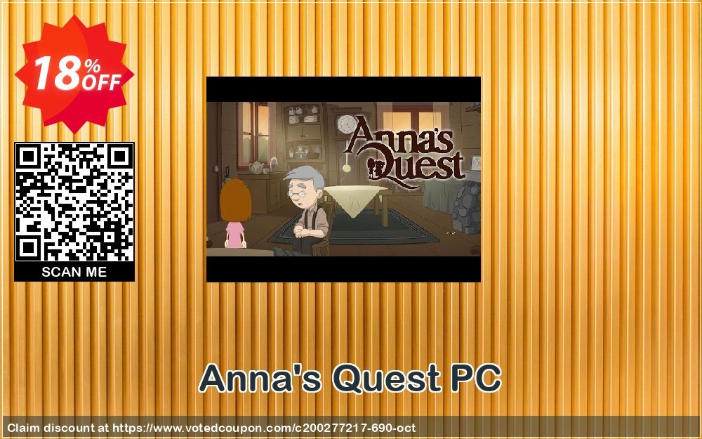 Anna's Quest PC Coupon, discount Anna's Quest PC Deal. Promotion: Anna's Quest PC Exclusive offer 