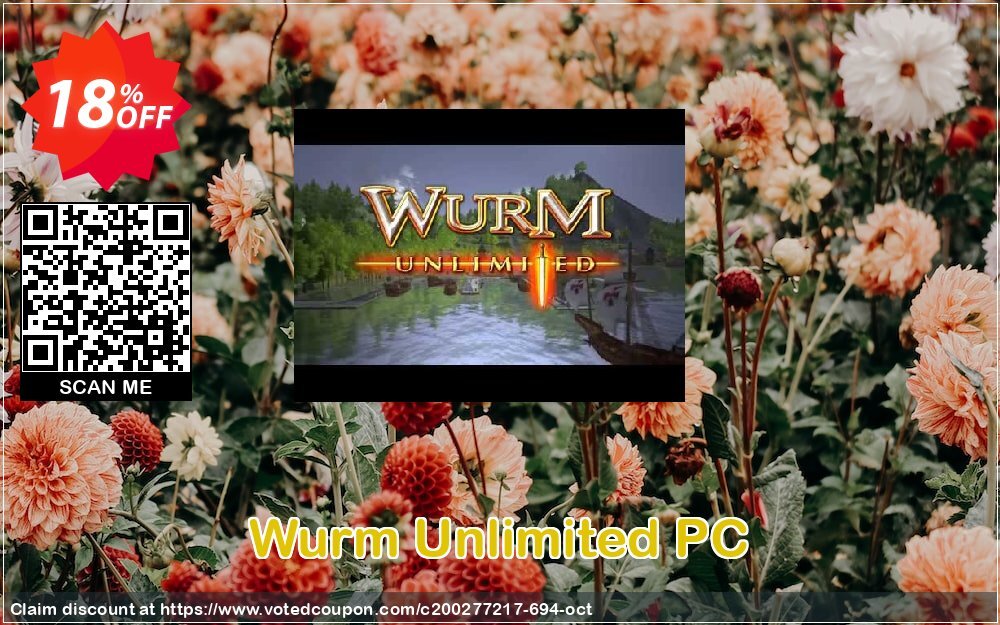 Wurm Unlimited PC Coupon, discount Wurm Unlimited PC Deal. Promotion: Wurm Unlimited PC Exclusive offer 