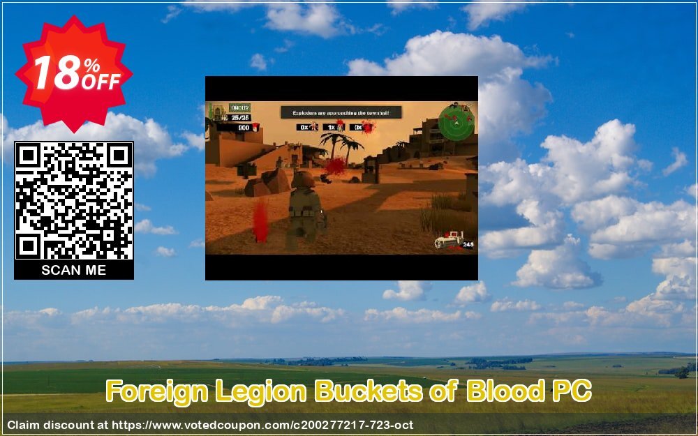 Foreign Legion Buckets of Blood PC Coupon, discount Foreign Legion Buckets of Blood PC Deal. Promotion: Foreign Legion Buckets of Blood PC Exclusive offer 