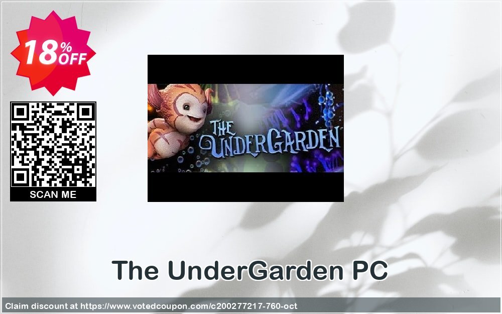 The UnderGarden PC Coupon, discount The UnderGarden PC Deal. Promotion: The UnderGarden PC Exclusive offer 