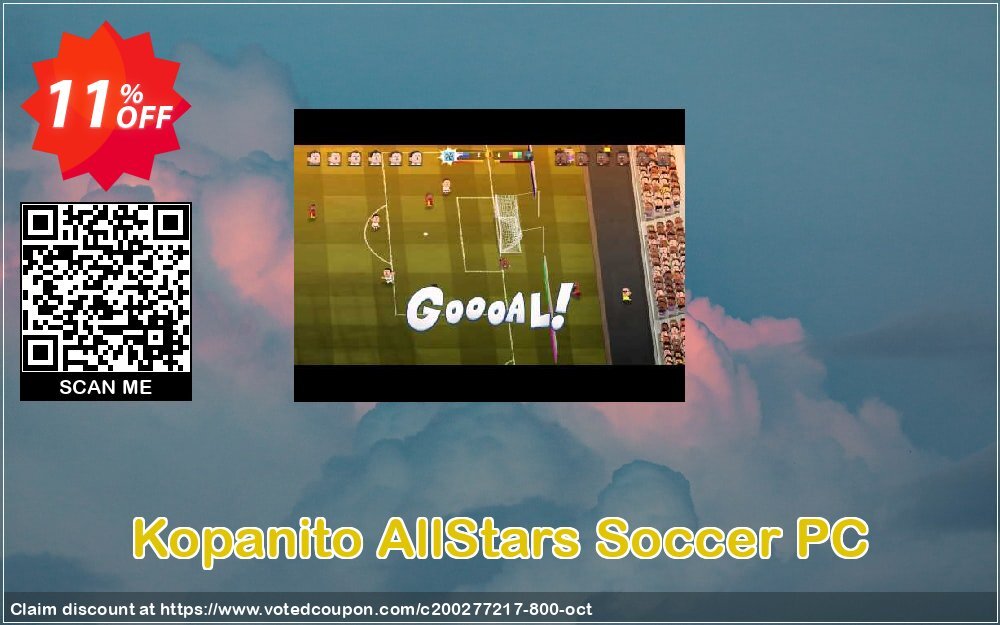 Kopanito AllStars Soccer PC Coupon, discount Kopanito AllStars Soccer PC Deal. Promotion: Kopanito AllStars Soccer PC Exclusive offer 