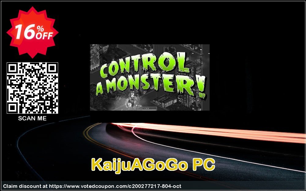 KaijuAGoGo PC Coupon, discount KaijuAGoGo PC Deal. Promotion: KaijuAGoGo PC Exclusive offer 