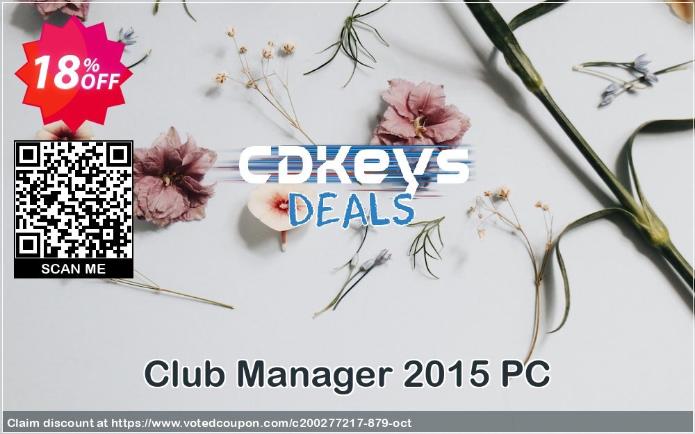 Club Manager 2015 PC Coupon, discount Club Manager 2015 PC Deal. Promotion: Club Manager 2015 PC Exclusive offer 