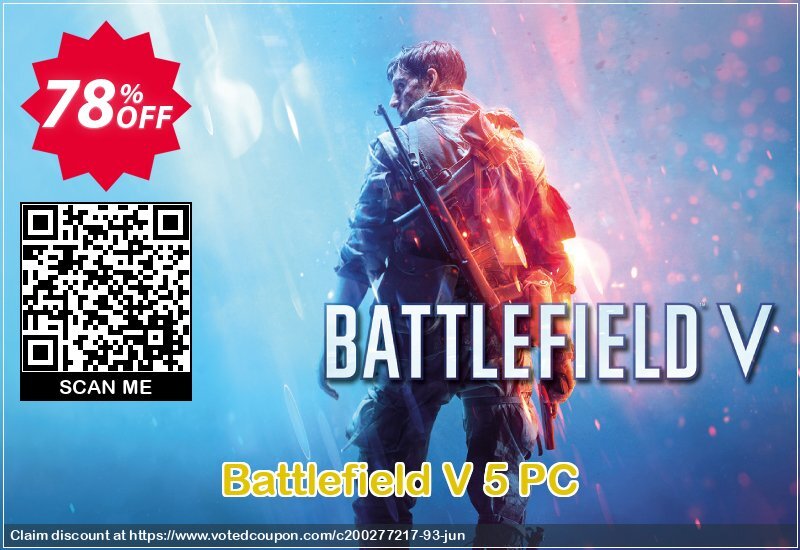 Battlefield V 5 PC Coupon, discount Battlefield V 5 PC Deal. Promotion: Battlefield V 5 PC Exclusive offer 