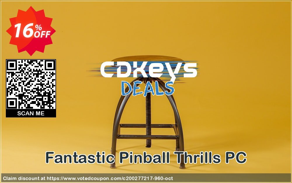 Fantastic Pinball Thrills PC Coupon, discount Fantastic Pinball Thrills PC Deal. Promotion: Fantastic Pinball Thrills PC Exclusive offer 