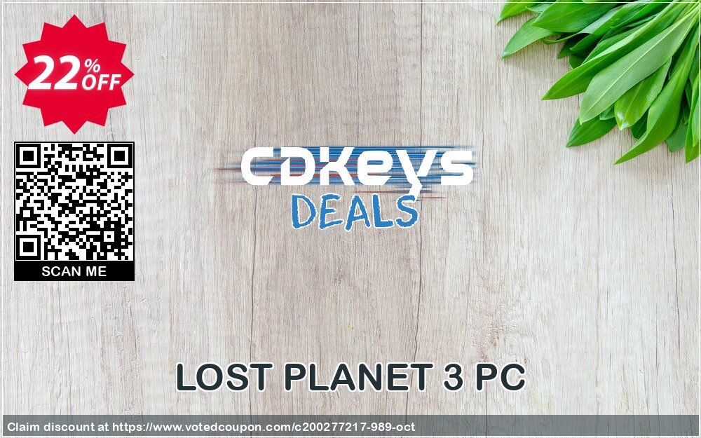 LOST PLANET 3 PC Coupon, discount LOST PLANET 3 PC Deal. Promotion: LOST PLANET 3 PC Exclusive offer 