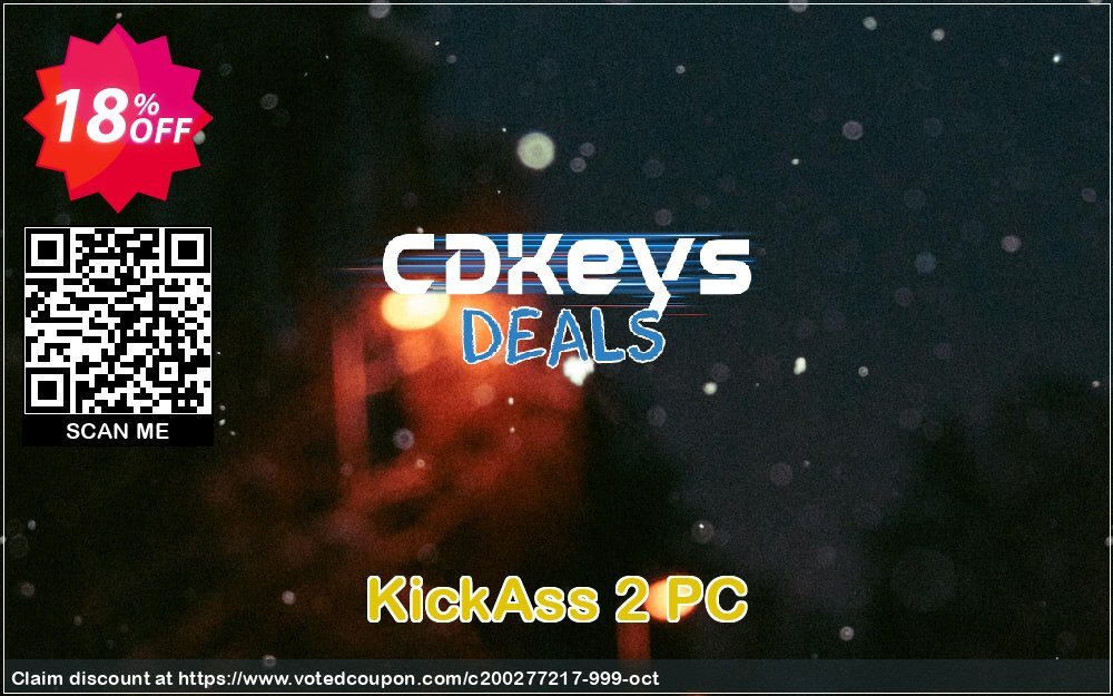 KickAss 2 PC Coupon, discount KickAss 2 PC Deal. Promotion: KickAss 2 PC Exclusive offer 