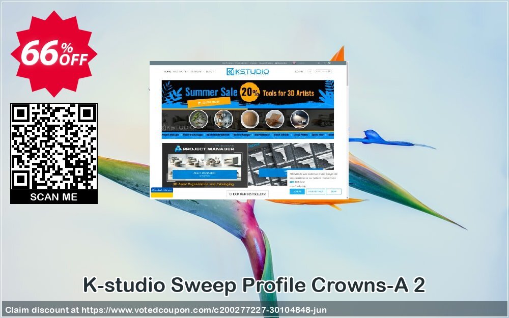 K-studio Sweep Profile Crowns-A 2 Coupon, discount Sweep Profile Crowns-A 2 Amazing deals code 2024. Promotion: Amazing deals code of Sweep Profile Crowns-A 2 2024