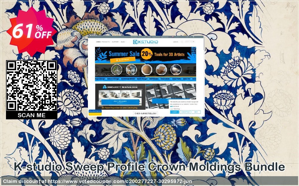 K-studio Sweep Profile Crown Moldings Bundle Coupon, discount Sweep Profile Crown Moldings Bundle Dreaded promo code 2024. Promotion: Dreaded promo code of Sweep Profile Crown Moldings Bundle 2024