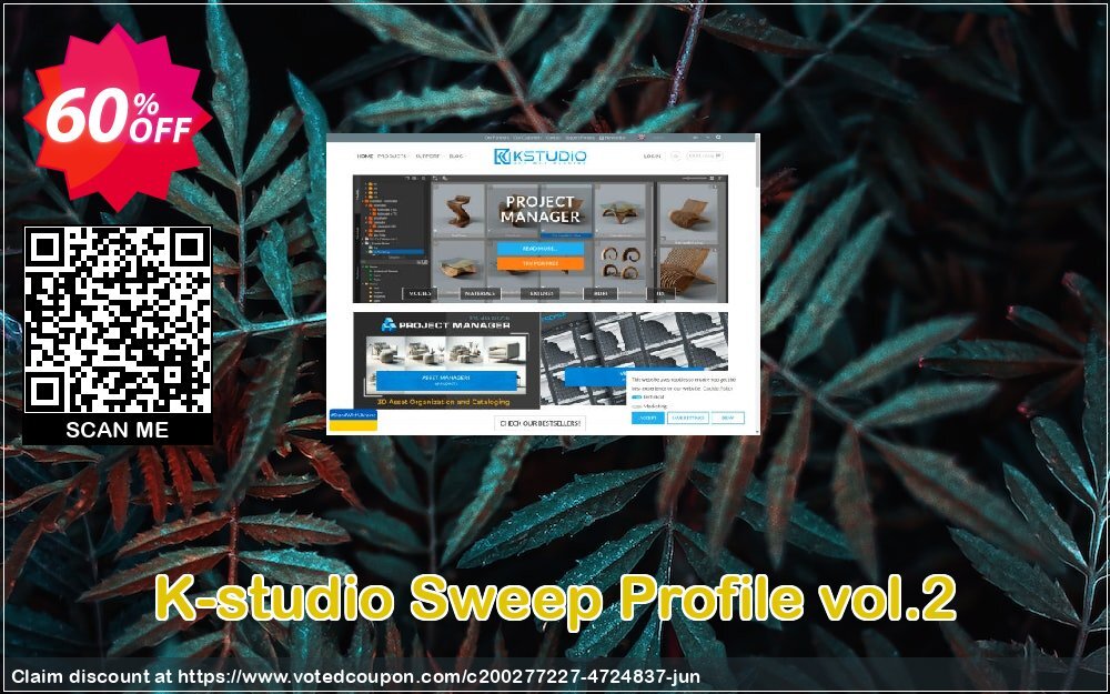 K-studio Sweep Profile vol.2 Coupon, discount Spring Sale. Promotion: Imposing deals code of Sweep Profile vol.2 2024