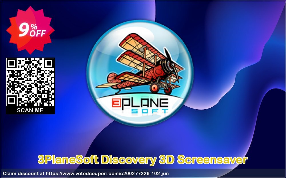 3PlaneSoft Discovery 3D Screensaver Coupon Code Jun 2024, 9% OFF - VotedCoupon