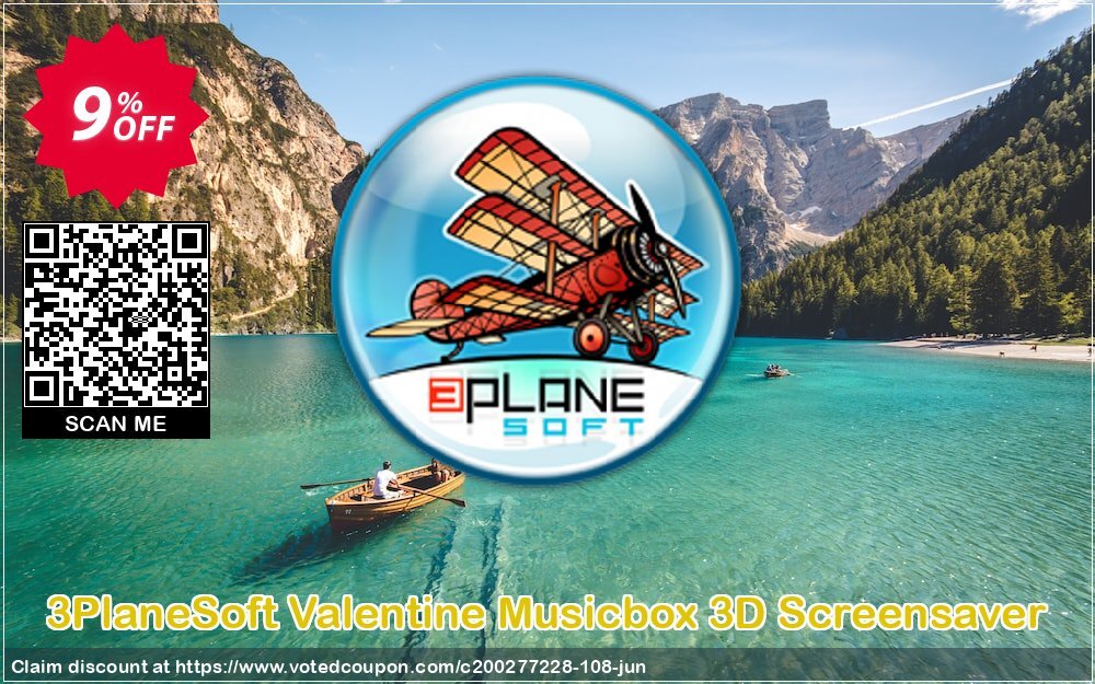3PlaneSoft Valentine Musicbox 3D Screensaver Coupon Code Jun 2024, 9% OFF - VotedCoupon