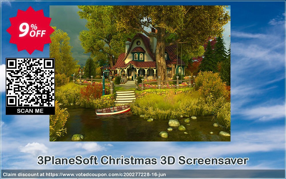 3PlaneSoft Christmas 3D Screensaver