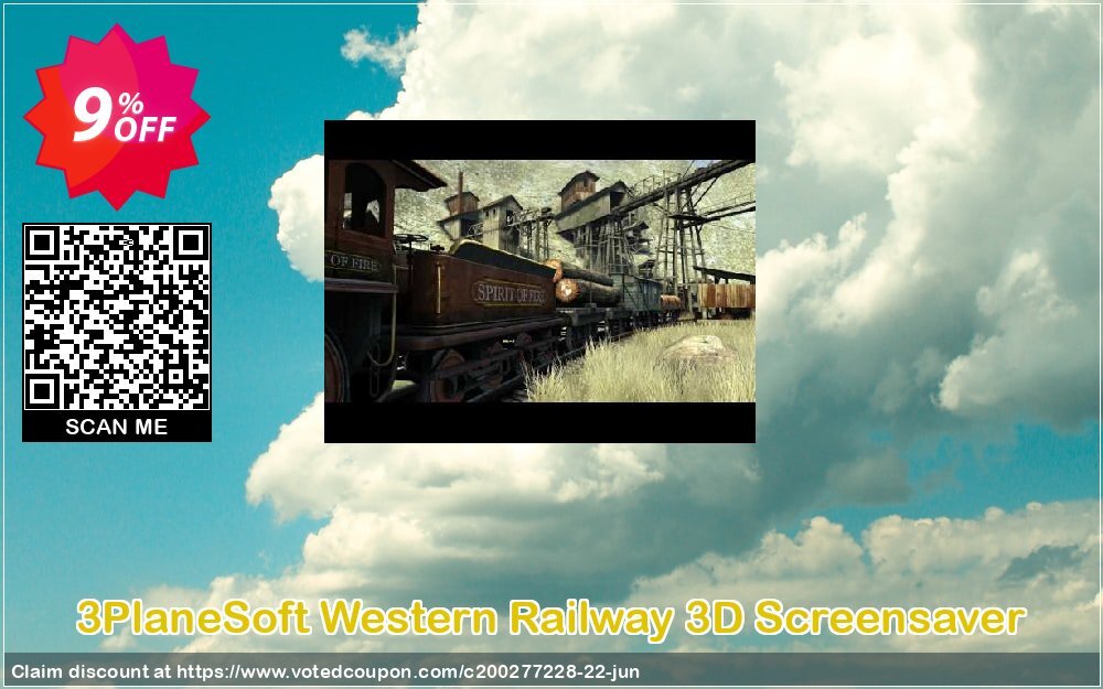 3PlaneSoft Western Railway 3D Screensaver