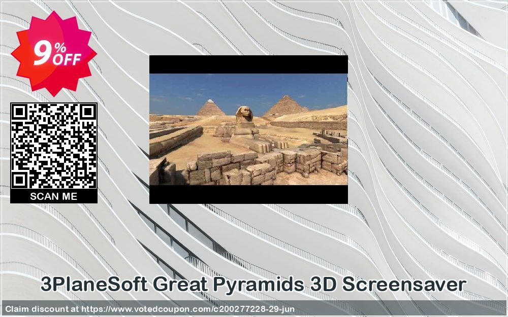 3PlaneSoft Great Pyramids 3D Screensaver