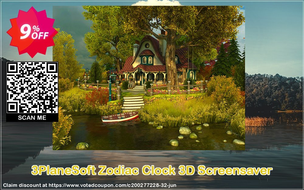3PlaneSoft Zodiac Clock 3D Screensaver Coupon Code Jun 2024, 9% OFF - VotedCoupon