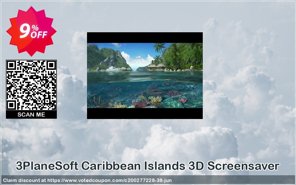 3PlaneSoft Caribbean Islands 3D Screensaver