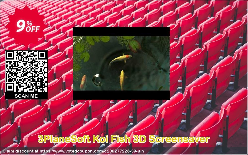 3PlaneSoft Koi Fish 3D Screensaver