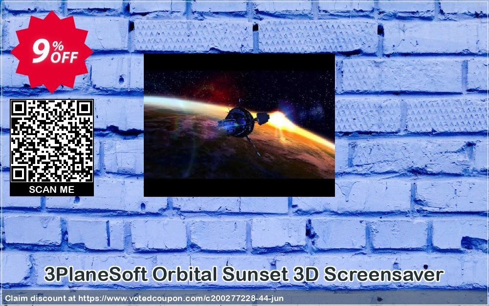 3PlaneSoft Orbital Sunset 3D Screensaver