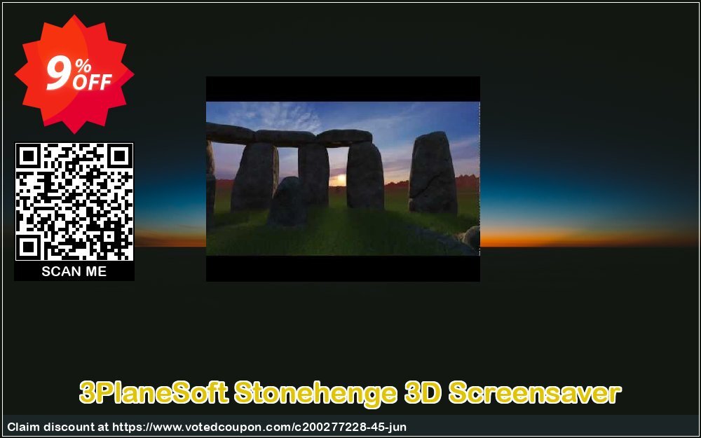 3PlaneSoft Stonehenge 3D Screensaver Coupon Code Jun 2024, 9% OFF - VotedCoupon