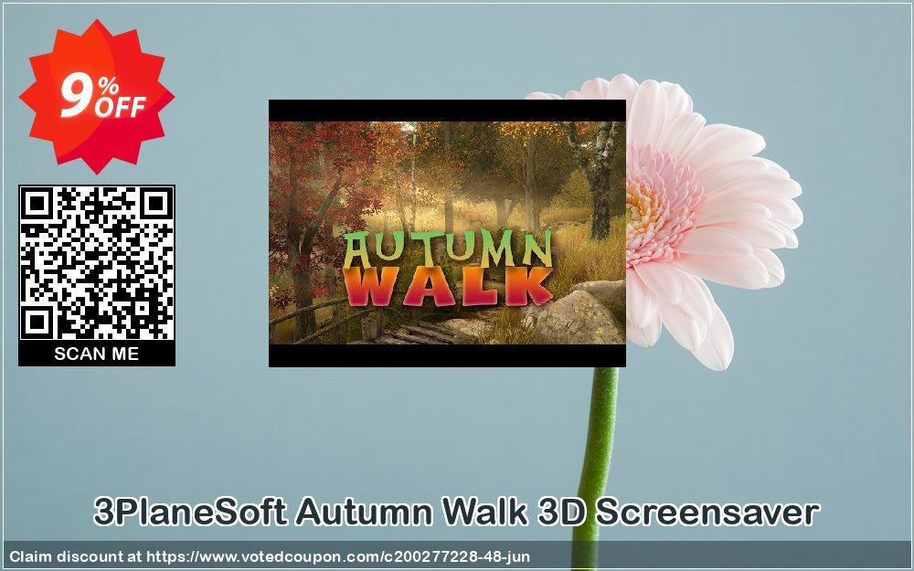 3PlaneSoft Autumn Walk 3D Screensaver