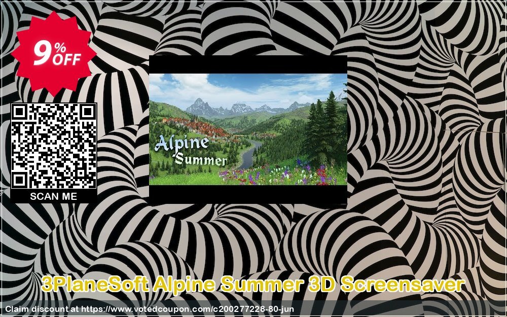 3PlaneSoft Alpine Summer 3D Screensaver