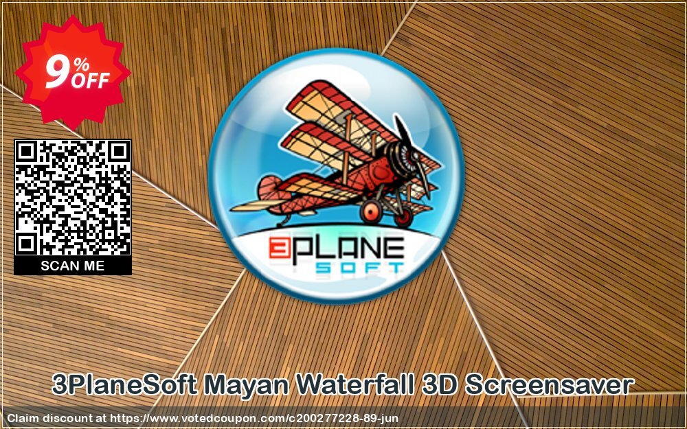3PlaneSoft Mayan Waterfall 3D Screensaver
