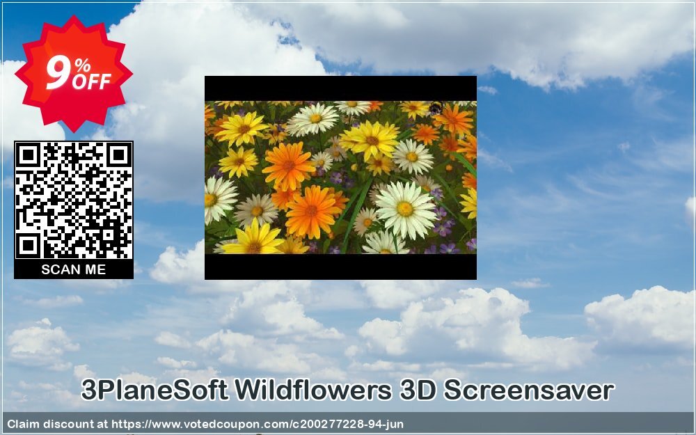 3PlaneSoft Wildflowers 3D Screensaver