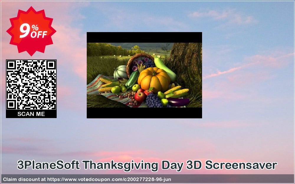 3PlaneSoft Thanksgiving Day 3D Screensaver Coupon Code Jun 2024, 9% OFF - VotedCoupon