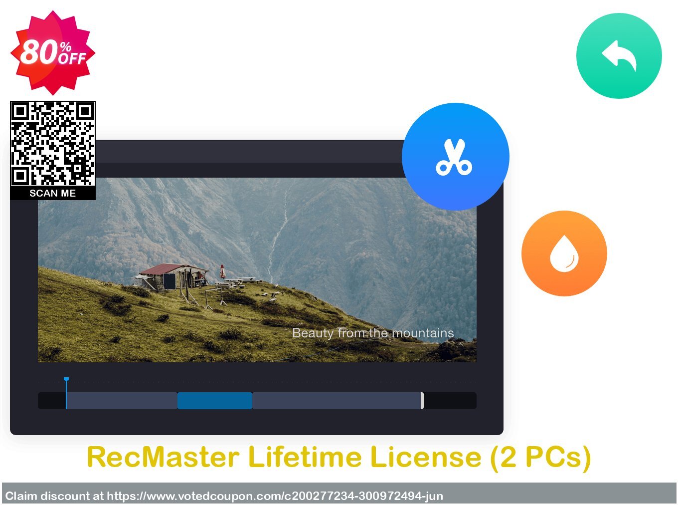 RecMaster Lifetime Plan, 2 PCs  Coupon, discount 72% OFF RecMaster Lifetime Feb 2024. Promotion: Big deals code of RecMaster Lifetime, tested in February 2024