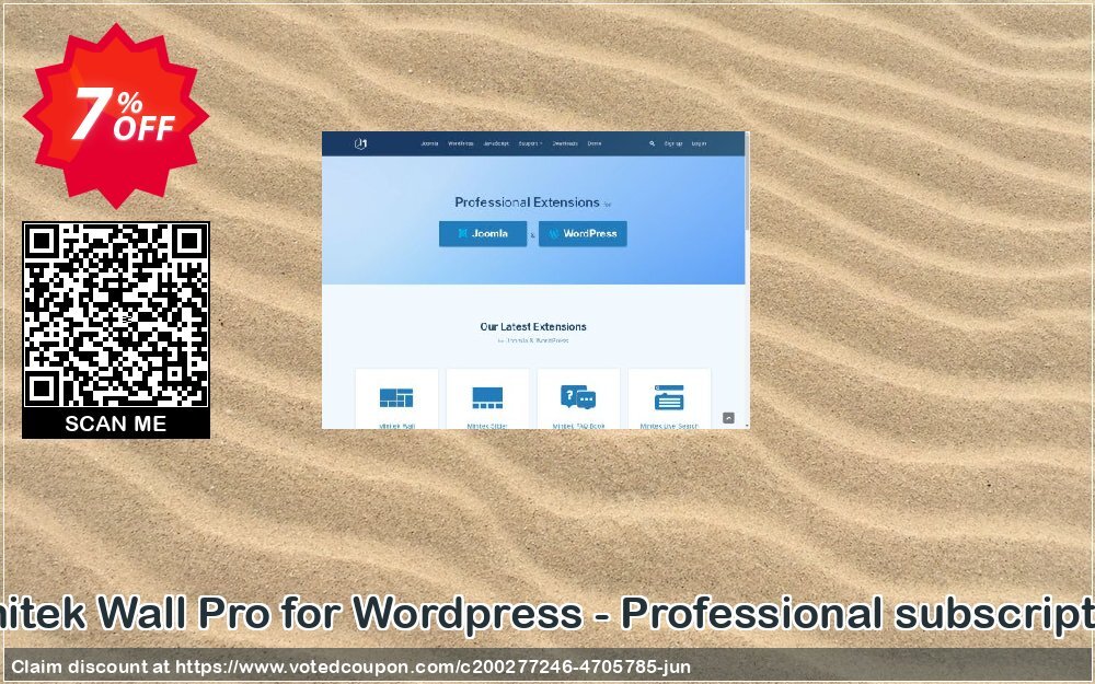 Minitek Wall Pro for Wordpress - Professional subscription