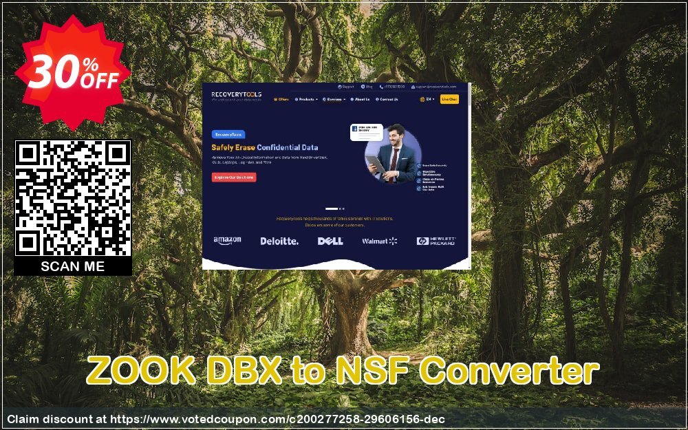 ZOOK DBX to NSF Converter Coupon, discount Halloween Offer. Promotion: Amazing offer code of ZOOK DBX to NSF Converter 2024