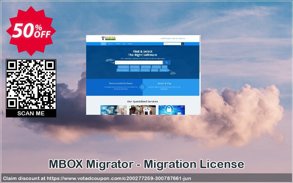 MBOX Migrator - Migration Plan Coupon, discount Coupon code MBOX Migrator - Migration License. Promotion: MBOX Migrator - Migration License offer from BitRecover